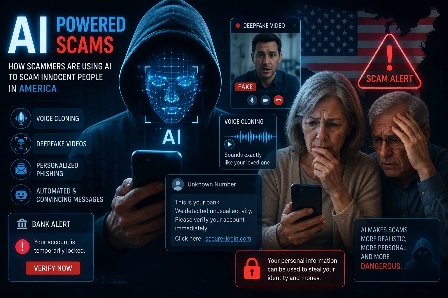 🤖 AI Voice Call Frauds – The Rise of Deepfake Scams | Saffron Guru