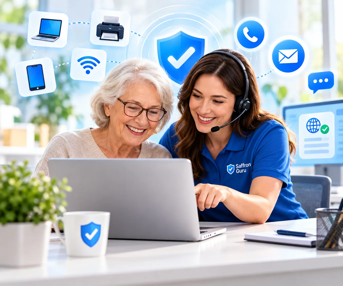 Contact Saffron Guru IT support team