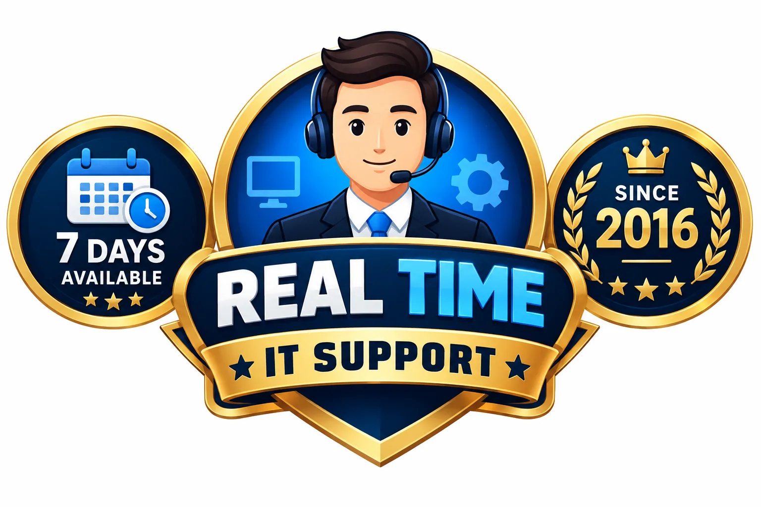 Real human IT support from Saffron Guru