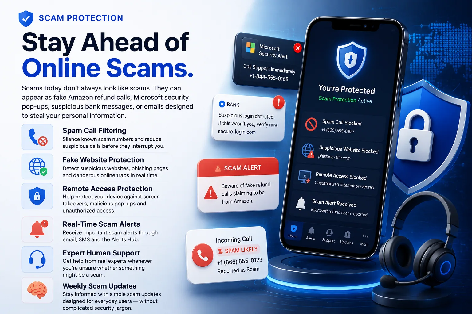 Saffron Guru spam call protection