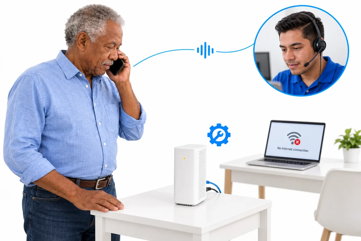 Saffron Guru router and home network setup and fixes over the phone