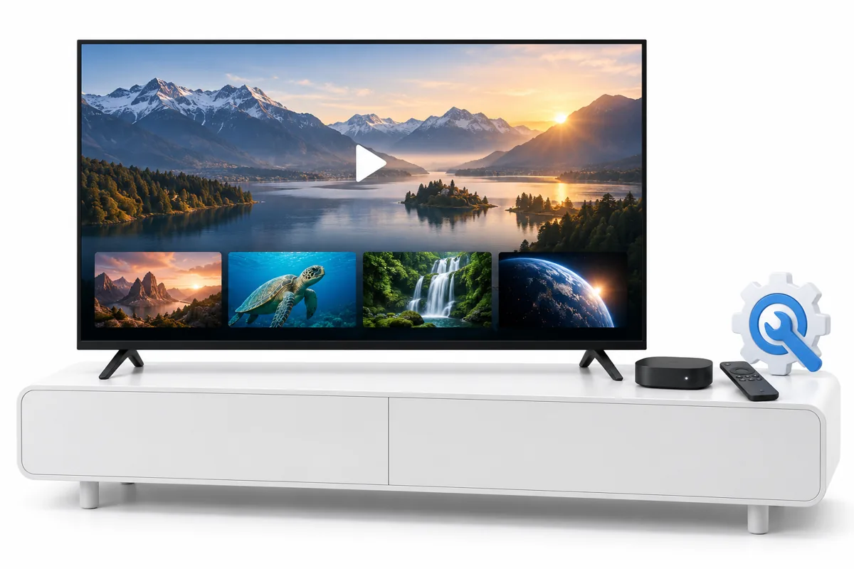 Saffron Guru smart TV and streaming device setup help at home