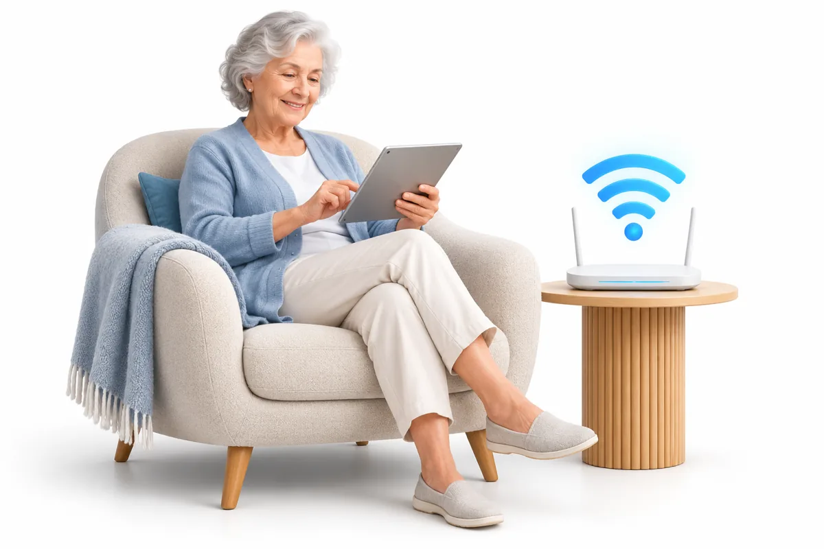 Saffron Guru Wi-Fi setup help for seniors at home